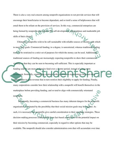 Traditional Non Profit Organizations