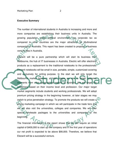 Electronic Notepad - Business Venture Idea in Australia