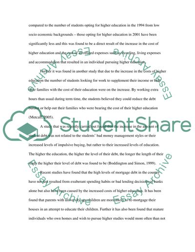 How to Reduce the Debt Burden of British Students to Pay for Higher Education