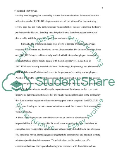 The Best Buy Case: Analysis