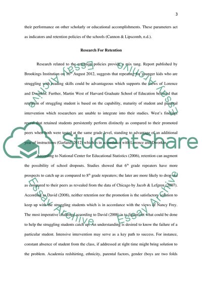 Should Struggling Students Be Retained