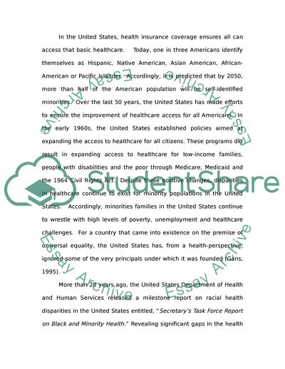 Understanding of the Relationship Between Social Inequality and Health
