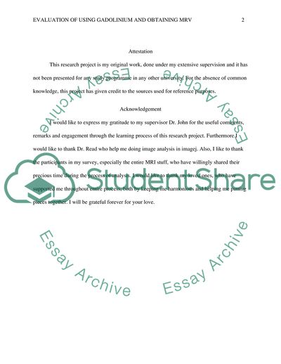 Gadolinium Enhanced Images in Obtaining Magnetic Resonance Venography