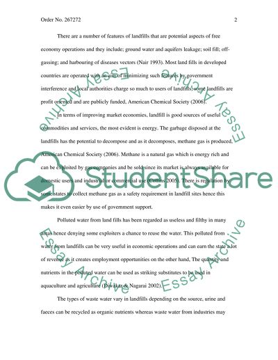 Landfill Water Pollution