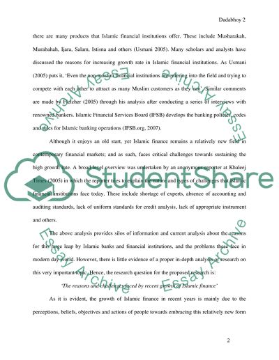 Business/Finance (islamic Finance)