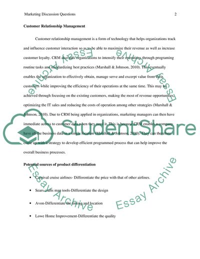 Discussion Questions