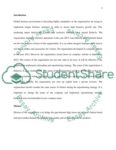 Marketing Planning and Strategy - Daloo3a