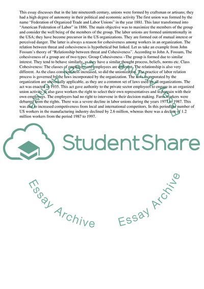 The Implications of Global Competitiveness on U.S. Unionization