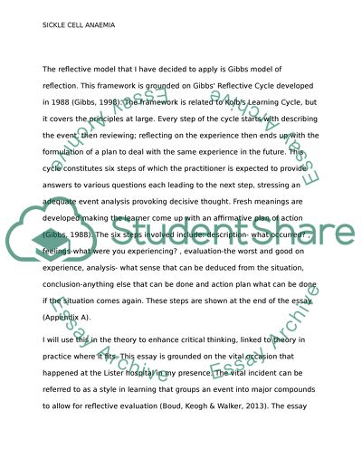 Sickle cell anemia essay