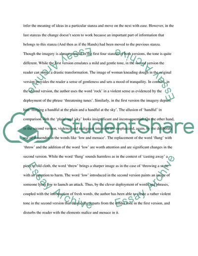 Essay On Poem reading