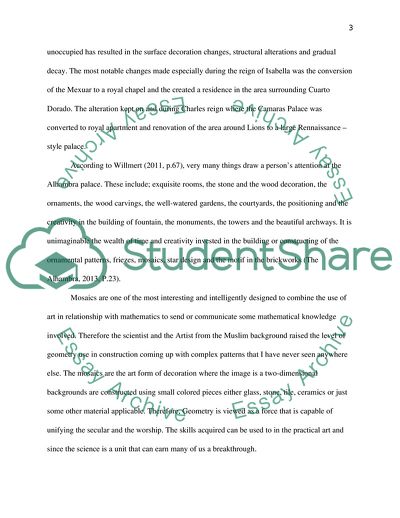 Geometrical Analysis of Alhambra Palace