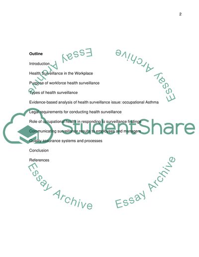 Theory and Practice of Health Surveillance in the Workplace