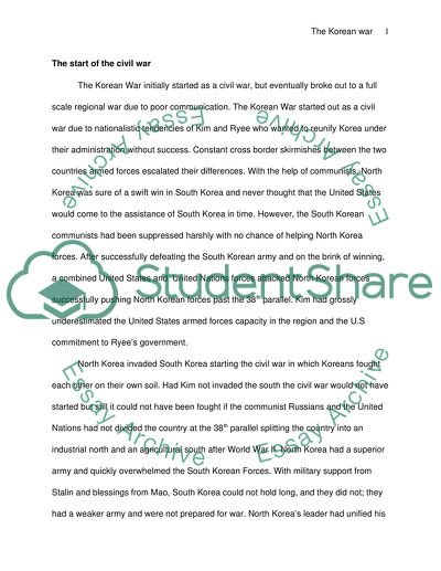 The Making of the Korean War and Its End