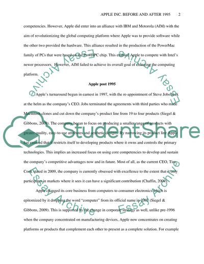 How Is Apple Incs Strategy Different than It Was in 1995