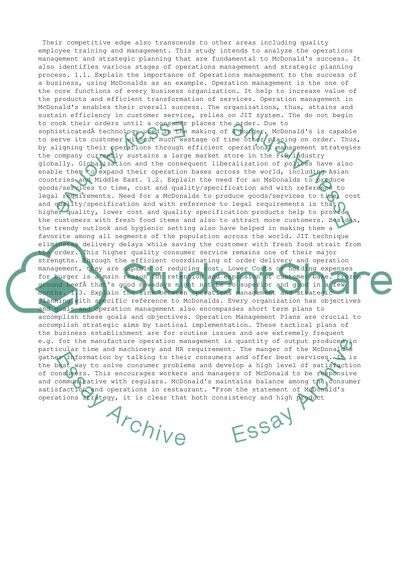 Operations Management