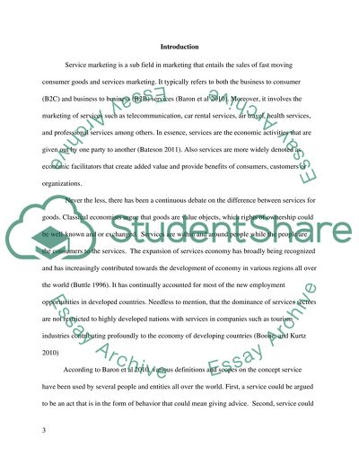 Relationship marketing essay