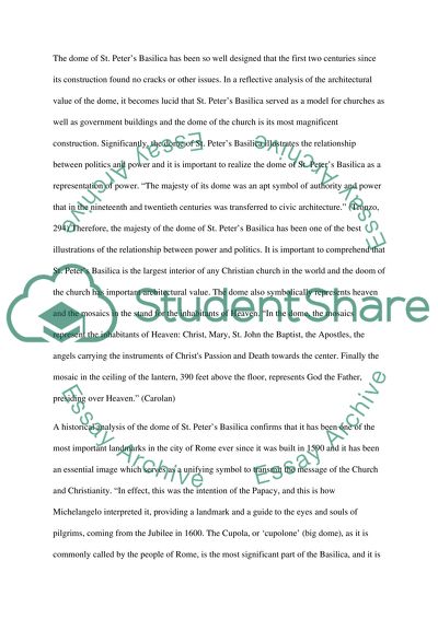 The Dome of St. Peters Basilica