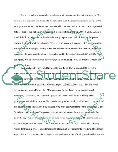 Integration of Peace and Conflict Studies to Human Rights Study