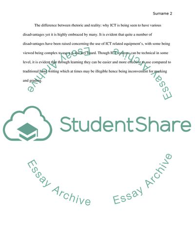 The Incorporation of ICT and Technology-Based Learning System