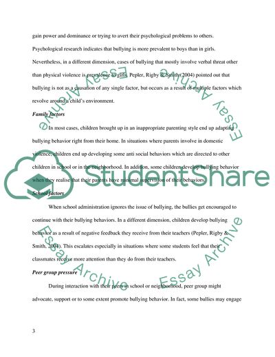 What Extent Can Bullying be Reduced in Schools