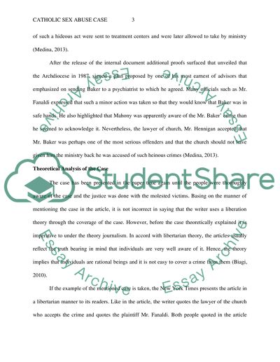 Catholic Sex Abuse Case