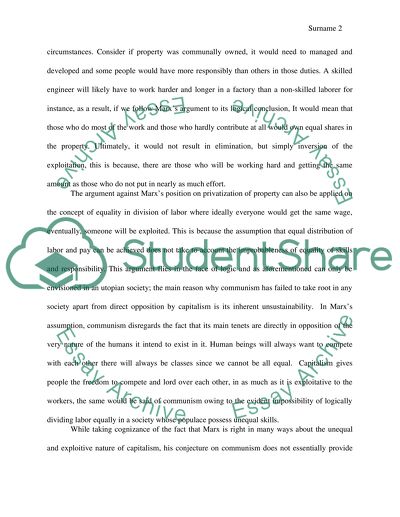 Capitalism and Socialism