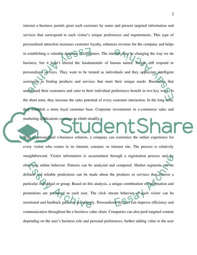 E-Business Case Study