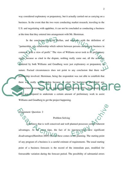 Goudberg Versus Herniman Associates