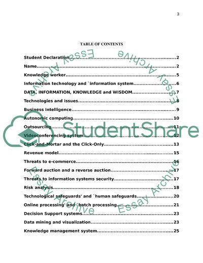 Fudations of busesiness computing