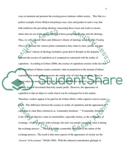 Trading Places as Evidence of Marx and Althussers Theories