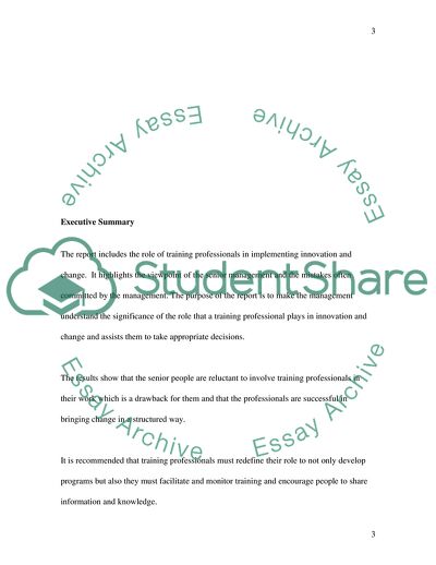 Role of Training Professionals in Todays Businesses