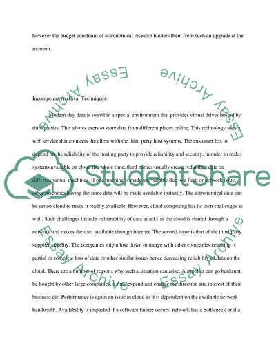 How Will Astronomy Archives Survive the Data Tsunami