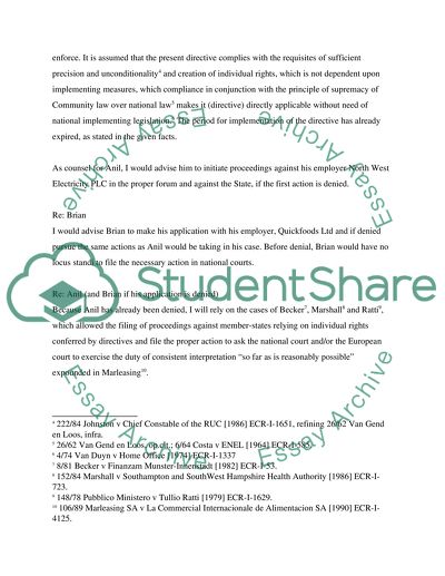 An Imaginary EC Directive