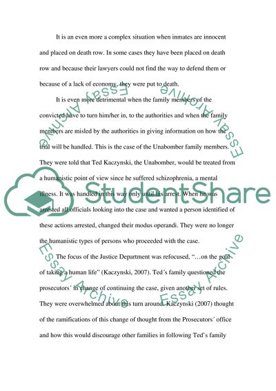 How the Death Penalty Effects Family