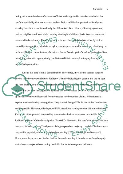 Who Killed JonBenet Ramsey