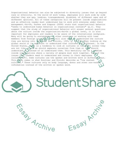 Organizational Behavior: Theories, Models, and Impact on Leadership