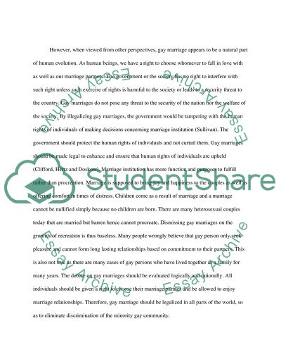 Pros of Gay Marriage