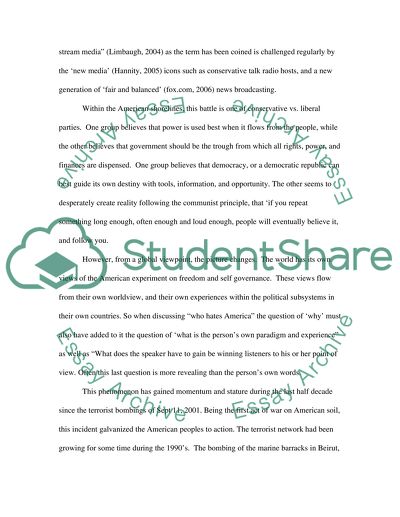 Who Hates America The World Stage