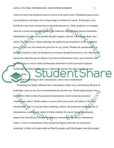 Love - Culture, Technology, and Entertainment