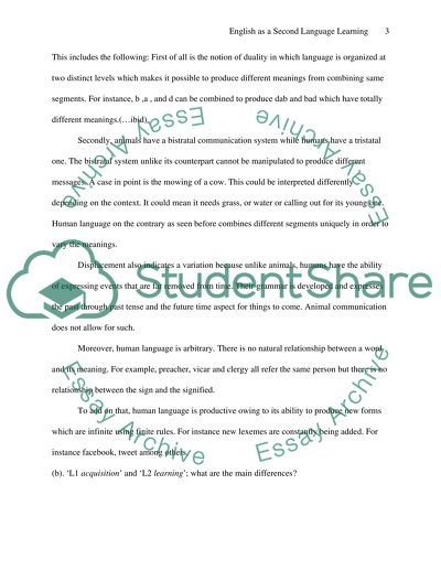english as a second language learning essay example topics and english as a second language learning