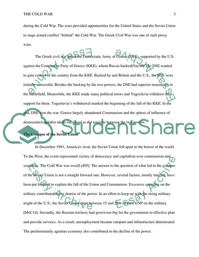 The Cold War and Its Impact on Foreign Policy