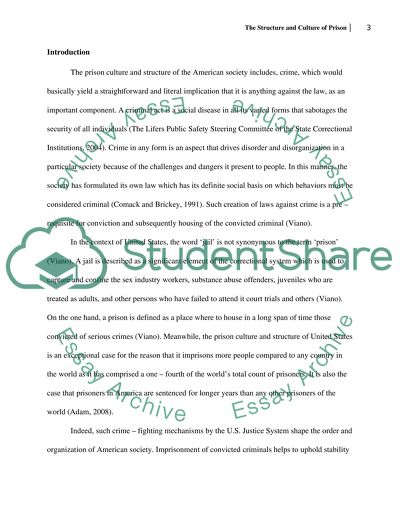 The Structure and Culture of Prison