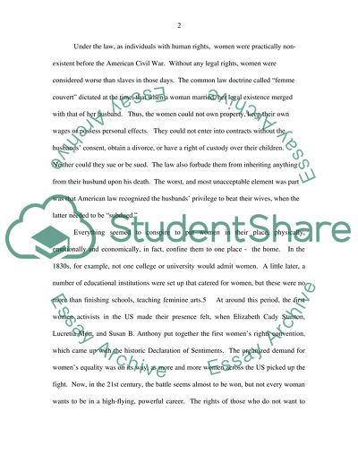 The Changing Role of Women in the American Family