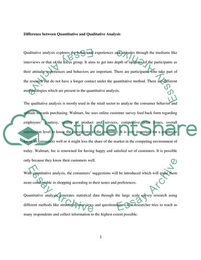 quantitative research essay example