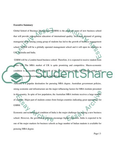 GSBM as a London Based Business School
