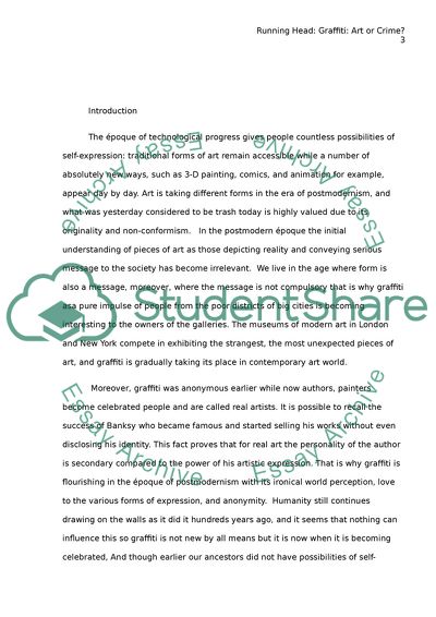 Graffiti: Art or Crime