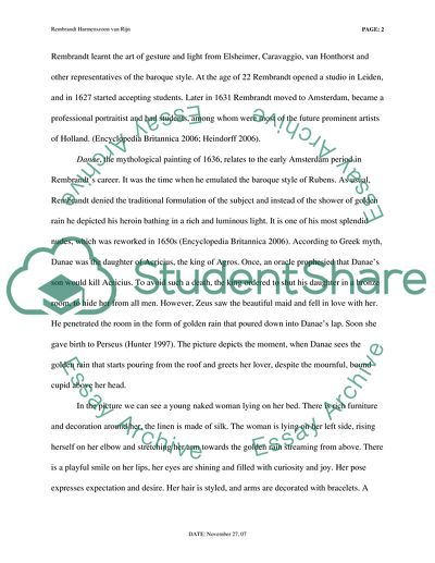 Rembrandt: an Artist from Time