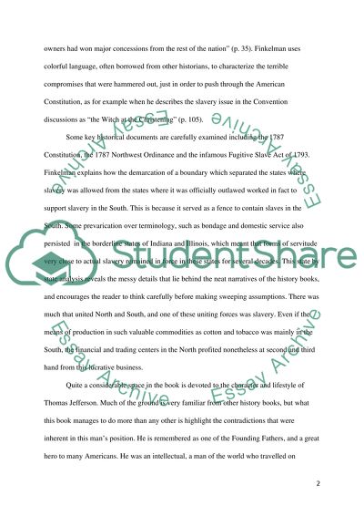 Slavery and the Founders: Race, and Liberty in the Age of Jefferson