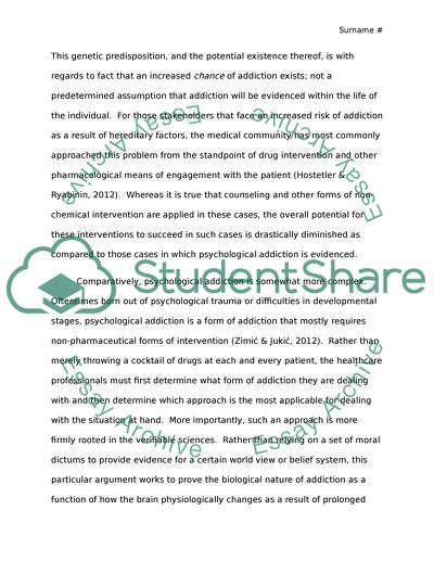 Psychology of Addiction