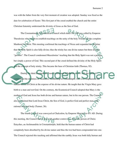 Developing the Churchs Understanding of Jesus